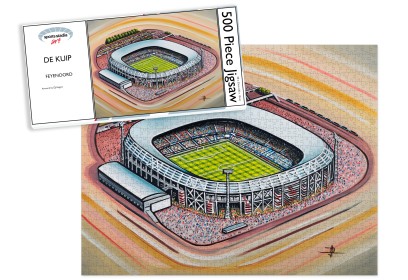 Feyenoord FC De Kuip Stadium Art Jigsaw Puzzle